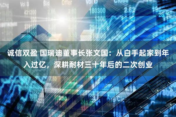 诚信双盈 国瑞迪董事长张文国：从白手起家到年入过亿，深耕耐材三十年后的二次创业