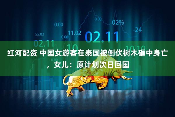 红河配资 中国女游客在泰国被倒伏树木砸中身亡，女儿：原计划次日回国