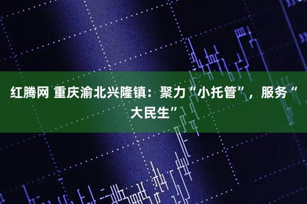 红腾网 重庆渝北兴隆镇：聚力“小托管”，服务“大民生”
